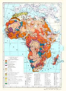 Африка. Месторождения полезных ископаемых