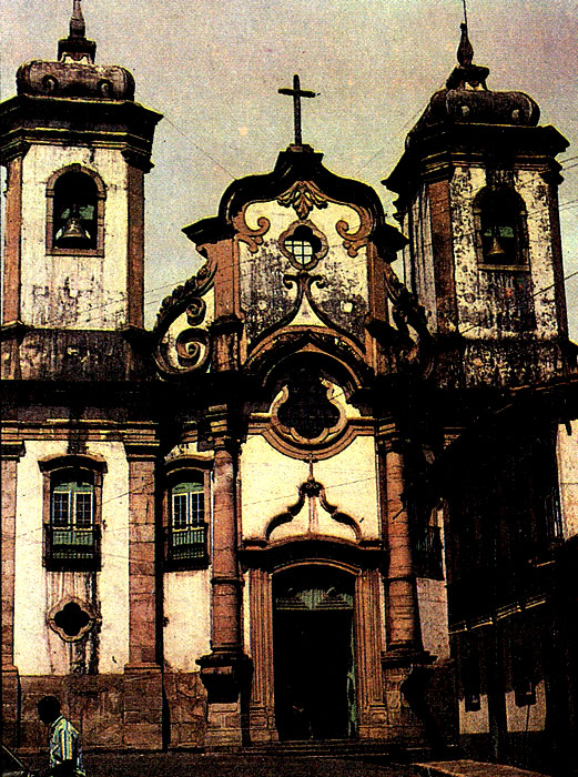 Бразильское барокко. Церковь в Ору-Прету