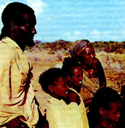 Семья скотовода-сомали 