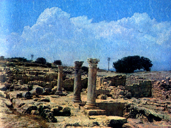 Развалины Саламиса - одного из наиболее древних и могущественных городов-государств, существовавших на восточном побережье острова 