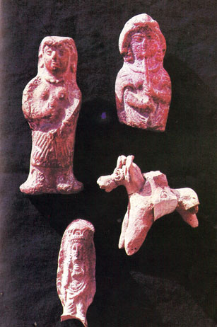 Терракотовые статуэтки I-VII вв. н. э. Самарканд и его окрестности.