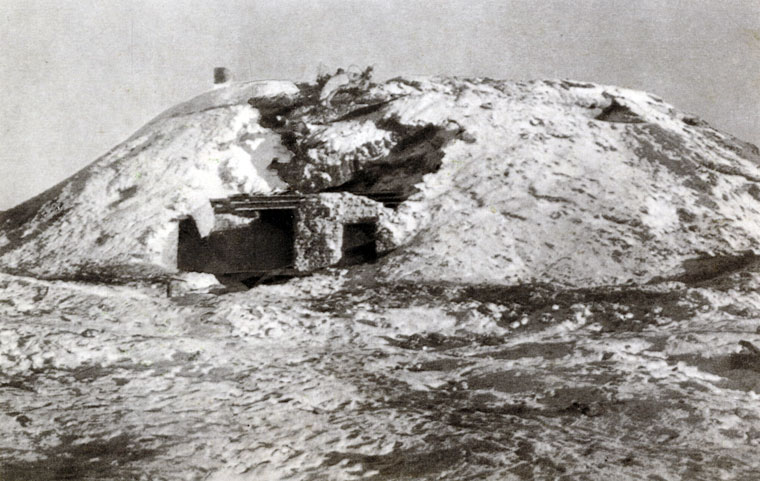 Вершина Мамаева кургана. Февраль 1943 года