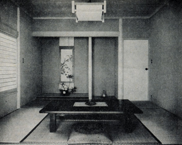 Традиционный интерьер в современном японском доме