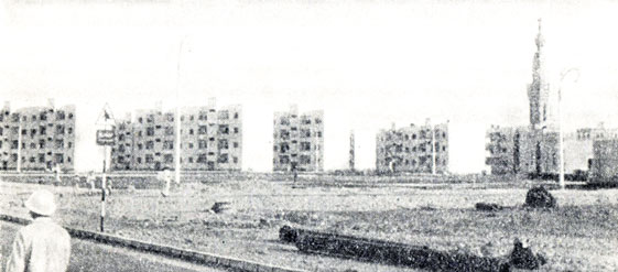 Порт-Саид. Квартал Эль-Махан в октябре 1957 г.