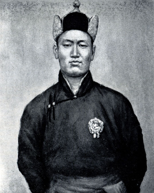 У. Ядамсурэн. Портрет Д. Сухэ-Батора. 1945