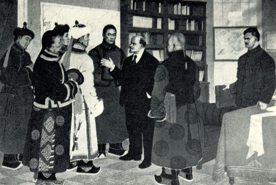 А. Сэнгэцохио. Встреча с Лениным. 1970