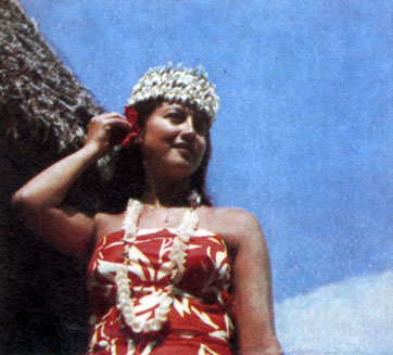 Жительница Полинезии