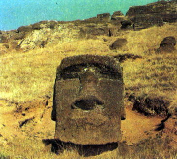 Каменная статуя (моаи)