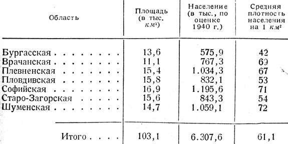 Административное деление (на 1944 г.)
