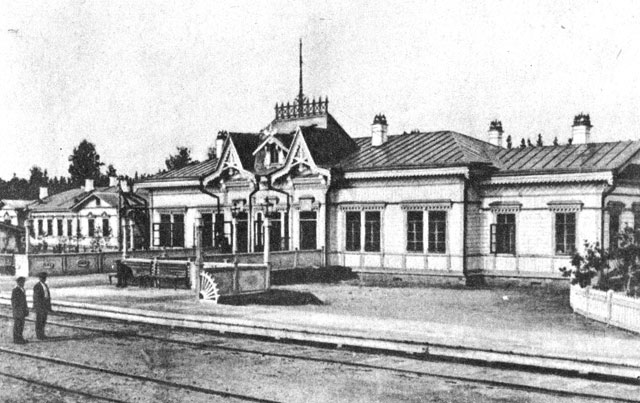 Вокзал станции Обь
