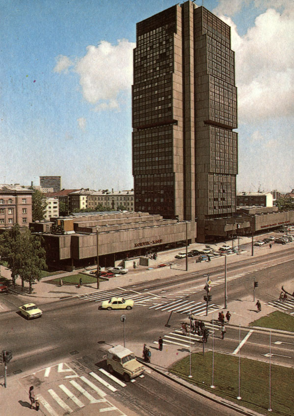 Photo: G. German. The hotel Oliimpia. 1980, architects T. Kallas and R. Kersten