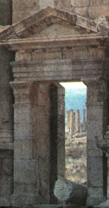 Остатки храма Артемиды - покровительницы древнего Джераша