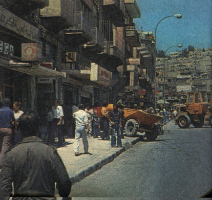 Вид одной из старых улиц Аммана