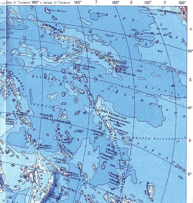 Карта. Кирибати, Республика Кирибати