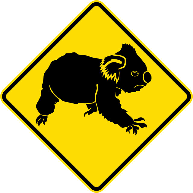  ' ' - https://upload.wikimedia.org/wikipedia/commons/thumb/5/56/AU_road_sign_W5-47.svg/1024px-AU_road_sign_W5-47.svg.png