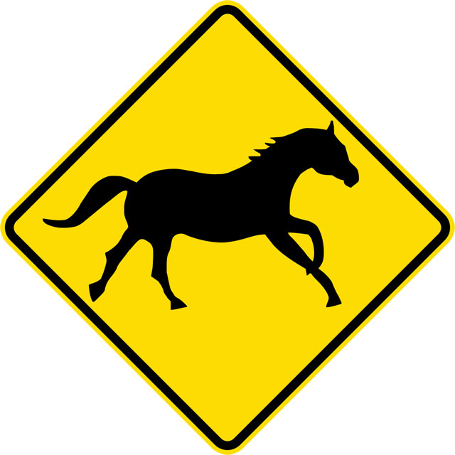  '  ' - https://upload.wikimedia.org/wikipedia/commons/thumb/1/1b/AU_road_sign_W5-46.svg/1024px-AU_road_sign_W5-46.svg.png